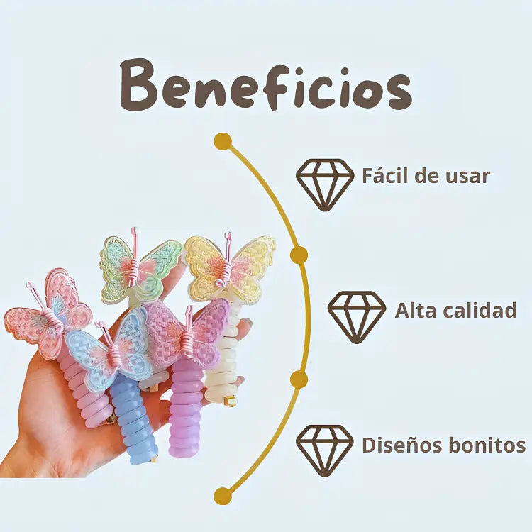 Mariposas Mágicas | 5 pares, 5 colores... una sonrisa cada día